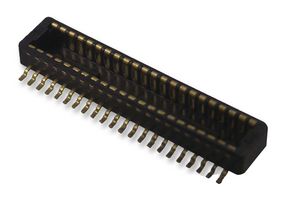 HIROSE / HRS DF40C-40DP-0.4V(51) Mezzanine连接器, 针座, 0.4 mm, 2 排, 40 触点, 表面安装, 磷青铜