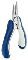 IDEAL-TEK E6023 CRBG Long Snipe Nose Pliers, 145mm, Smooth Jaw, Bi-Component ESD Safe Handle