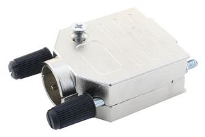 OSSI DTZK9-BULK/50 D Sub Backshell, DTZK, DE, 180°, Zinc Body
