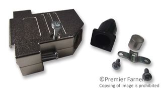 OSSI DMVZK15-K 连接器后壳, D Sub, 屏蔽, DMVZK, DA, 45°, 锌主体