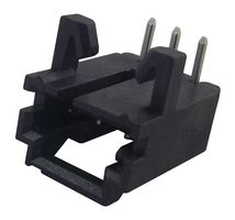 AMP - TE CONNECTIVITY 5-103673-2 引脚针座, 线至板, 2.54 mm, 1 排, 3 触点, 通孔直角, MTE