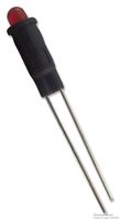 MARL 354-305-04 发光二极管指示器 面板安装, 红色, 2.1 VDC, 4.1 mm, 20 mA, 2 mcd, 无评级