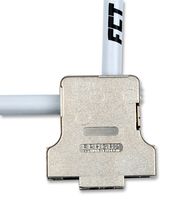 MOLEX / FCT 172704-0115 D Sub Backshell, Shielded, FPHGR Series, DA, 180°, ABS (Acrylonitrile Butadiene Styrene) Body