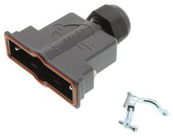 MOLEX / FCT 172704-0196 连接器后壳, D Sub, 172704 Series, DB, 180°, ABS (丙烯腈丁二烯苯乙烯), PC (聚碳酸酯)主体