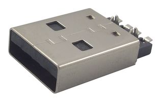 WURTH ELEKTRONIK 629004113921 连接器, USB, USB A, USB 2.0, 插头, 4 路, 表面安装, 直角型