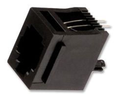 WURTH ELEKTRONIK 615006144121 模块连接器, 模制插座, 1 x 1 (端口), 6P6C, 通孔安装