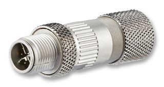 METZ CONNECT MNF881A315-0001 传感器连接器, M12, 母, 8路, IDC / IDT插座, 直形线缆安装