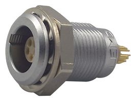 LEMO EGG.00.305.CLL 圆形连接器, Standard Circular Connector, 0系列, 面板安装插座, 5 触点, 焊接插座, 推挽