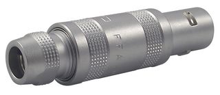LEMO FFA.0S.302.CLAC44 Circular Connector, Standard Circular Connector, 0S Series, Cable Mount Plug, 2 Contacts