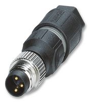 PHOENIX CONTACT 1441008 传感器连接器, M8, 公, 3路, IDC / IDT插头, 直形线缆安装