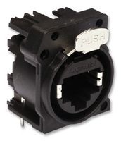 AMPHENOL AUDIO RJX8FA3HB 模块连接器, RJ45 插座, 1 x 1 (端口), 8P8C, 通孔安装