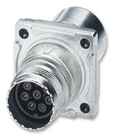 PHOENIX CONTACT 1618823 Circular Connector, M-Series Circular Connector, PLUSCON Series, Panel Mount Receptacle, 9 Contacts