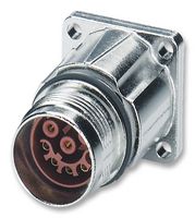 PHOENIX CONTACT 1619039 Circular Connector, M-Series Circular Connector, PLUSCON Series, Panel Mount Receptacle, 8 Contacts
