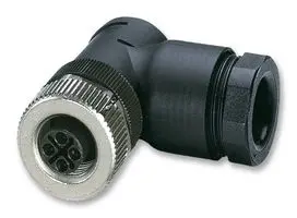 PHOENIX CONTACT 1408987 传感器连接器, M12, 母, 4路, 螺丝插座, 直角线缆安装
