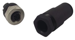 PHOENIX CONTACT 1404642 传感器连接器, M12, 母, 4路, 螺丝插座, 直形线缆安装