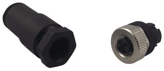 PHOENIX CONTACT 1404644 传感器连接器, M12, 母, 4路, 螺丝插座, 直形线缆安装