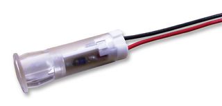 APEM QS83XXHW220 发光二极管指示器 面板安装, 摁入式, 白色, 220 VAC, 8 mm, 3 mA, 2.5 cd, 无评级