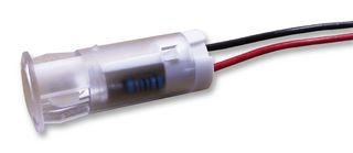 APEM QS103XXW24 发光二极管指示器 面板安装, 摁入式, 白色, 24 VDC, 10 mm, 20 mA, 1.2 cd, 无评级