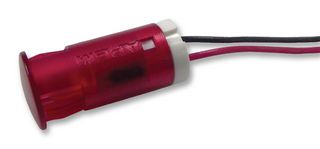 APEM QS123XXR24 发光二极管指示器 面板安装, 摁入式, 红色, 24 VDC, 12 mm, 20 mA, 25 mcd, 无评级