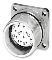 PHOENIX CONTACT 1619969 传感器连接器, SPEEDCON系列, M23, 母, 12路, 焊接插座, 直形面板安装