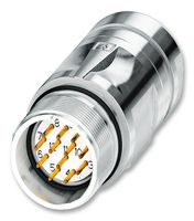 PHOENIX CONTACT 1620159 传感器连接器, SPEEDCON系列, M23, 公, 12路, 焊接插头, 直形线缆安装