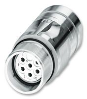PHOENIX CONTACT 1620168 传感器连接器, SPEEDCON系列, M23, 母, 7路, 焊接插座, 直形线缆安装