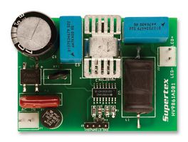 MICROCHIP HV9861ADB1 演示板, 21W 高亮交流LED驱动器, 准确的平均模式, 线性, PWM调光