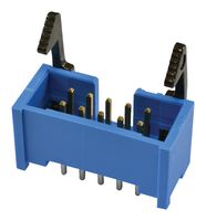 AMP - TE CONNECTIVITY 2-1761608-3 引脚针座, 线至板, 2.54 mm, 2 排, 10 触点, 通孔直型, AMP-LATCH