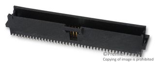 AMP - TE CONNECTIVITY 6-104068-8 引脚针座, 线至板, 1.27 mm, 2 排, 68 触点, 通孔直型, System 50