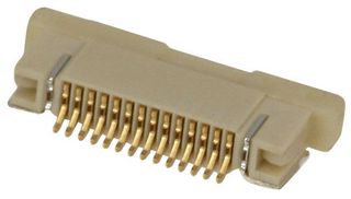 AMP - TE CONNECTIVITY 1-1734592-4 FFC / FPC Board Connector, 0.5 mm, 14 Contacts, Receptacle, FPC, Surface Mount, Bottom