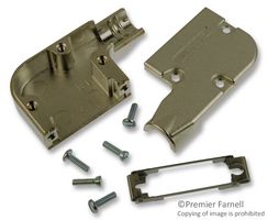 AMP - TE CONNECTIVITY 5745652-1 D Sub Backshell, Cable Clamp, AMPLIMITE, DA, 90°, Zinc Alloy Body