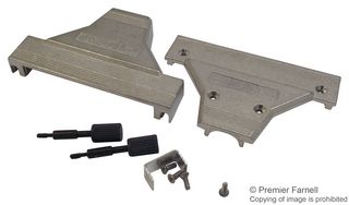 AMP - TE CONNECTIVITY 5749854-1 D Sub Backshell, Amplimite 050 Series Backshell Kits, Series III, DA, 180°, Zinc Body