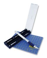 MODELCRAFT PKN2008 工艺刀具套件, 刀柄, 6片钢制刀片, 存储盒, 垫