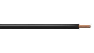 MULTICOMP PRO PP000456 线缆, 柔性, 2491X, H05V-K, PVC(聚氯乙烯), 黑色, 32 x 0.19mm, 328 ft