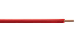 MULTICOMP PRO PP000475 Wire, Flexible, 2491X, H05V-K, PVC, Red, 24 x 0.19mm, 328 ft
