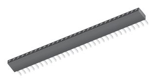 SAMTEC SSQ-115-01-G-S PCB插座, 板至板, 2.54 mm, 1 排, 15 触点, 通孔安装, SSQ