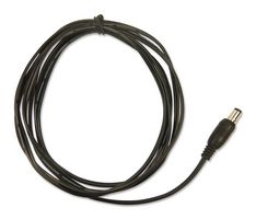 CLIFF ELECTRONIC COMPONENTS FC6814761 Barrel Power Cord, 2.1mm DC Power Plug to Free End, 6.6 ft, 2 m, Black