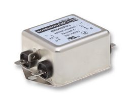 ROXBURGH EMC RES60F03 Power Line Filter, Chassis, General Purpose, 250 VAC, 3 A, Single Phase, 1 Stage, Chassis Mount