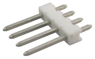 AMP - TE CONNECTIVITY 3-644456-4 Pin Header, Wire-to-Board, 2.54 mm, 1 Rows, 4 Contacts, Through Hole Straight, MTA-100