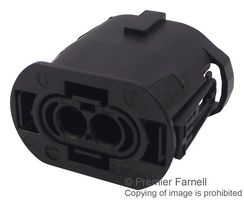 AMP - TE CONNECTIVITY 1-1355668-2 连接器外壳, Junior Power Timer, 插座, 2 路, 6.1 mm, AMP Junior Power Timer系列触芯