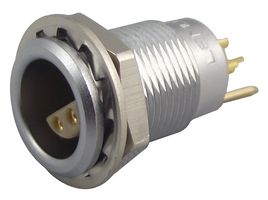 LEMO ERN.0S.303.CLL 圆形连接器, Standard Circular Connector, 0S系列, 面板安装插座, 3 触点, 焊针/插座, 推挽