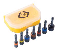 CK TOOLS T4514 Nut Driver Set, Magnetic, 7 mm - 13 mm, 7 Piece