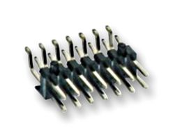 WURTH ELEKTRONIK 610120249121 Pin Header, Board-to-Board, 2.54 mm, 2 Rows, 20 Contacts, Surface Mount Right Angle, WR-PHD