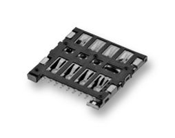 WURTH ELEKTRONIK 693023010811 存储卡连接器, Micro SIM, 推-拉, 8 触点, 铜合金, 镀金触芯, WR-CRD