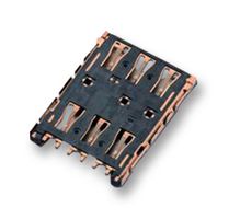 WURTH ELEKTRONIK 693043020611 存储卡连接器, Nano SIM, 推-拉, 6 触点, 铜合金, 镀金触芯, WR-CRD