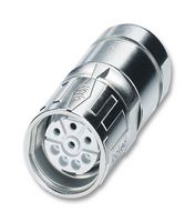 PHOENIX CONTACT 1618207 传感器连接器, PLUSCON系列, M23, 母, 8路, 压接插座-不包含触芯, 直形线缆安装