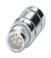 PHOENIX CONTACT 1605575 传感器连接器, PLUSCON系列, M23, 公, 8路, 压接插针-不包含触芯, 直形线缆安装