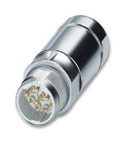 PHOENIX CONTACT 1605583 传感器连接器, PLUSCON系列, M23, 公, 8路, 压接插针-不包含触芯, 直形线缆安装