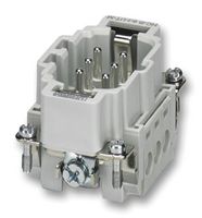 PHOENIX CONTACT 1648115 Heavy Duty Connector Insert, Heavycon, 6 Contacts, 2 Row, Plug, Pin