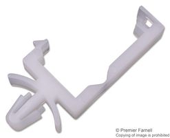 TR FASTENINGS TRWSLT-01A-01 紧固件, 电线固定座,锁顶部, 推式安装电缆夹, 尼龙6.6 (聚酰胺 6.6), 本色, 16.8 mm